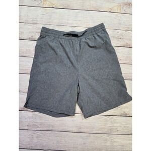 Boy's Old Navy Stretch Tech Quick Dry‎ Gray Athletic Shorts Drawstring
